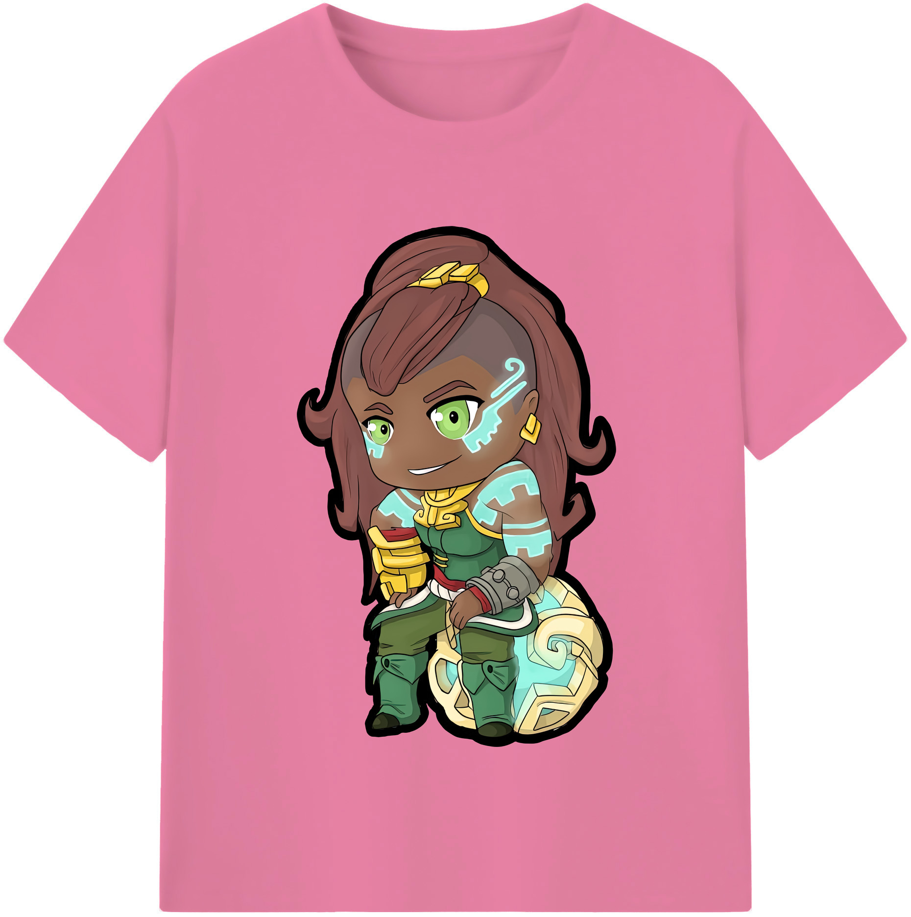 （画像用） ちいかわ ハチワレ Chii-kawa hachiware 綿100％半袖Tシャツ（フロントプリント）
